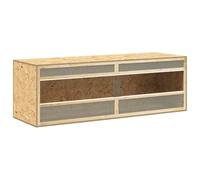 vidaXL Terrario de Madera contrachapada 144x46x48 cm