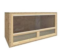 vidaXL Terrario de Madera Contrachapada 60x30x30 cm Casa de Reptiles Comedero