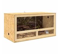 vidaXL Terrario Marrón 100x50x50 cm OSB - Mesa madera, rectangular, rústico y duradero