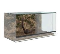 vidaXL Hábitats para Reptiles y Anfibios 80 x 40 x 40 cm Cristal, Otros diseños cúbicos, distribuciones Modernas para Espacios innovadores, perspectivas 3D, soluciones Creativas para Interiores único