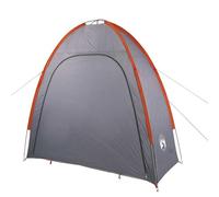 vidaXL Tienda de Almacenamiento Impermeable Gris y Naranja