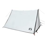 vidaXL Tienda de campaña 2 Personas Tela Opaca Impermeable Blanco, Tienda de campaña, Tienda, Refugio de Camping, Tienda de campaña, Tienda de jardín