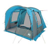 vidaXL Tienda de campaña de Coche para 4 Personas Impermeable Azul, Tienda, Tienda de jardín, Refugio de Exterior, Tienda de Camping