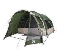 vidaXL Tienda de campaña Familiar 6 Personas Impermeable Verde