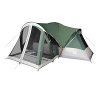 vidaXL Tienda de campaña Familiar Tipi 8 Personas Impermeable Verde, Tienda de campaña, Tienda de jardín, Refugio al Aire Libre, Tiendas de campaña