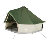 vidaXL Tienda de campaña Familiar Tipi 8 Personas Impermeable Verde, Tienda de campaña, Tienda de jardín, Refugio al Aire Libre, Tiendas de campaña