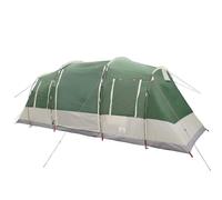 vidaXL Tienda de campaña Familiar túnel 6 Personas Impermeable Verde