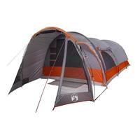 vidaXL Tienda de campaña Familiar túnel 8 Personas Impermeable Gris
