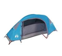 vidaXL Tienda de campaña iglú para 1 Persona Impermeable Azul, Tienda de campaña, Tienda, Refugio de Camping, Tienda de campaña, Tienda de jardín