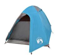 vidaXL Tienda de Campaña Iglú para 2 Personas Impermeable, Toldo Portátil de Senderismo, Refugio de Camping, Carpa de Exterior, Azul