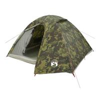 vidaXL Tienda de campaña iglú para 4 personas impermeable camuflaje