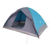 vidaXL Tienda de Campaña Iglú para 6 Personas Impermeable, Toldo Portátil de Senderismo, Refugio de Camping, Carpa de Exterior, Azul