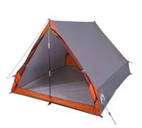 vidaXL Tienda de campaña Marco en A para 2 Personas Impermeable Gris