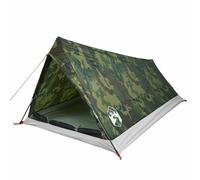 vidaXL Tienda de campaña para 2 Personas Impermeable Camuflaje