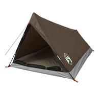 vidaXL Tienda de campaña para 2 Personas Impermeable marrón, Tienda de campaña, Refugio de Camping, Refugio de jardín, Tienda de jardín