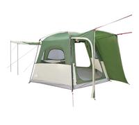 vidaXL Tienda de campaña para Coche para 4 Personas Impermeable Verde, Tienda, Tienda de jardín, Refugio de Exterior, Tienda de Camping