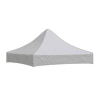 vidaXL Tienda de campaña para Fiestas, Techo, Resistente a los Rayos UV, Resistente al Agua, Cubierta de Repuesto, Lona para Carpa de jardín, 2 x 2 m, Color Blanco, 270 g/m²