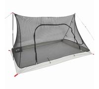 vidaXL Tienda de campaña para una Persona en Gris, con Cierre de Cremallera, Resistente al Viento y Transpirable. Equipamiento fácil de Montar para Tus Aventuras de Verano. Refugio portátil en Forma