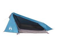 vidaXL Tienda de campaña túnel para 1 persona impermeable azul, tienda de campaña, refugio de camping, refugio de jardín, tienda de jardín