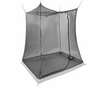 vidaXL Tienda de Camping Hexagonal Compacta para 2 Personas, Ligera, Resistente al Viento, con Cierre de Cremallera y Anclajes para el Suelo, Malla Transpirable, Ideal para Exterior, Color Gris Negr