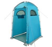 vidaXL Tienda de Ducha Impermeable Azul, Tienda de campaña, Tienda de jardín, Refugio de Exterior, Tienda de Camping, Refugio de Camping