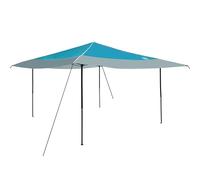 vidaXL Tienda de Fiesta/Eventos al Aire Libre Azul 400 x 400 x 227/236/245 cm, Montaje Rápido, Tela Oxford, Diseño Moderno y Espacioso para Jardín o Terraza, Resistente y Duradera para Eventos y Fie