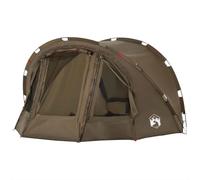 vidaXL Tienda de Pesca 4 Personas Impermeable Verde Oliva, Tienda de campaña, Refugio de Pesca, Refugio de Camping, Tienda de Camping