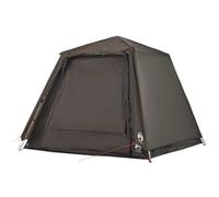 vidaXL Tienda de Pesca 4 Personas Apertura rápida marrón