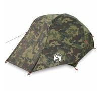 vidaXL Tienda de Pesca para 3 Personas Impermeable Camuflaje