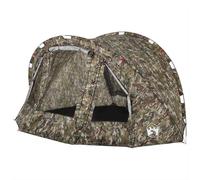 vidaXL Tienda de Pesca para 4 Personas Impermeable Camuflaje, Tienda de campaña, Refugio de Pesca, Refugio de Camping, Tienda de Camping