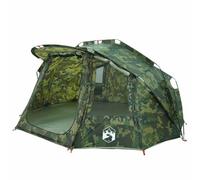 vidaXL Tienda de Pesca para 5 Personas Impermeable Camuflaje