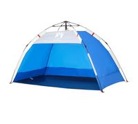 vidaXL Tienda de Playa 2 Personas Impermeable Apertura rápida Azul, Tienda de campaña, Tienda de jardín, Refugio de Exterior, Tienda de Camping