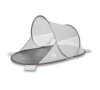 vidaXL Tienda de Playa Pop-up Impermeable Gris, Tienda de campaña, Tienda de jardín, Refugio de Exterior, Tienda de Camping, Refugio de Camping