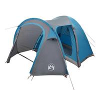 vidaXL Tienda Domo para Camping y Exteriores | para 6 Personas | Impermeable, Resistente al Viento, Retardante de Llama | Fácil de Montar con Cremallera | Ideal para Grupos en Verano