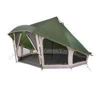 vidaXL Tienda familiar tipo verde impermeable para 10 personas