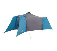 vidaXL Tienda Familiar Tipos Azul 8 Personas Impermeable
