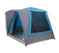 vidaXL Tienda Grande de Camping Azul, Impermeable y de poliéster. Se Arma rápido, es Transpirable y Duradera. Tiene Cierre de Cremallera y Viene con Bolsa de Transporte y Anclajes para el Suelo. lis