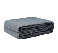 vidaXL Tienda Grande de Exterior, Accesorio Azul y Gris, Poliéster 300 x 600 cm, Cubierta Resistente al Agua, Duradera, Solución de Protección para el Suelo, Ideal para Camping y Otras Actividades,