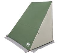 vidaXL Tienda Impermeable Verde | Equipo de Camping Portátil Ajustable con Propiedades Ignífugas y Resistente al Viento. Espaciosa para Senderismo y Aventura al Aire Libre. Cobijo Plegable.