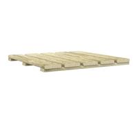 vidaXL Tile de Decking 6 pcs Verde 50x50 cm Pino Impregnado Verde, Jardín y Terraza, Losa de Deck Cuadrada Moderna,Resistente a la Pudrición para Superficie de Piscina y Patio