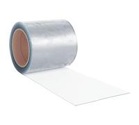 vidaXL Tira de cortina para puertas PVC transparente 200x1,6 mm 10 m