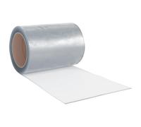 vidaXL Tira de cortina para puertas PVC transparente 300x2,6 mm 10 m