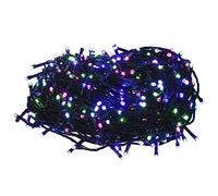 vidaXL Tira de Luces, Cadena Navideña con 1000 LED, Guirnalda Decorativa de Luces, Adorno de Navidad para Hogar Exterior, PVC Pastel Multicolor 100 m