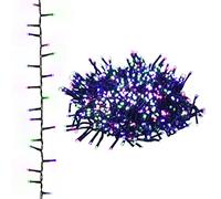 vidaXL Tira de Luces Compacta, Cadena Navideña con 1000 LED, Guirnalda de Luces, Adorno de Navidad para Hogar Exterior, PVC Pastel Multicolor 25 m