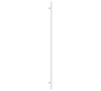 vidaXL Tiradores para Armarios 10 uds, Tiradores de Barra en T, Tiradores de Puerta Cajón, Accesorios para Muebles, Acero Inoxidable Plateado 480 mm