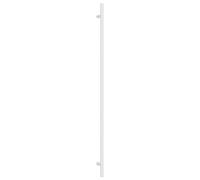 vidaXL Tiradores para Armarios 10 uds, Tiradores de Barra en T, Tiradores de Puerta Cajón, Accesorios para Muebles, Acero Inoxidable Plateado 480 mm