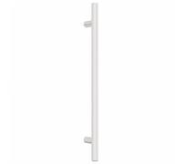 vidaXL Tiradores para Armarios 10 uds, Tiradores de Barra en T, Tiradores de Puerta Cajón, Accesorios para Muebles, Acero Inoxidable Plateado 192 mm
