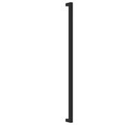 vidaXL Tiradores para Armarios 10 uds, Tiradores de Barra en T, Tiradores de Puerta Cajón, Accesorios para Muebles, Acero Inoxidable Negro 480 mm