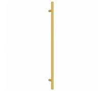 vidaXL Tiradores para Armarios 10 uds, Tiradores de Barra en T, Tiradores de Puerta Cajón, Accesorios para Muebles, Acero Inoxidable Dorado 320 mm