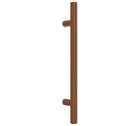 vidaXL Tiradores para Armarios 20 uds, Tiradores de Barra en T, Tiradores de Puerta Cajón, Accesorios para Muebles, Acero Inoxidable Bronce 128 mm